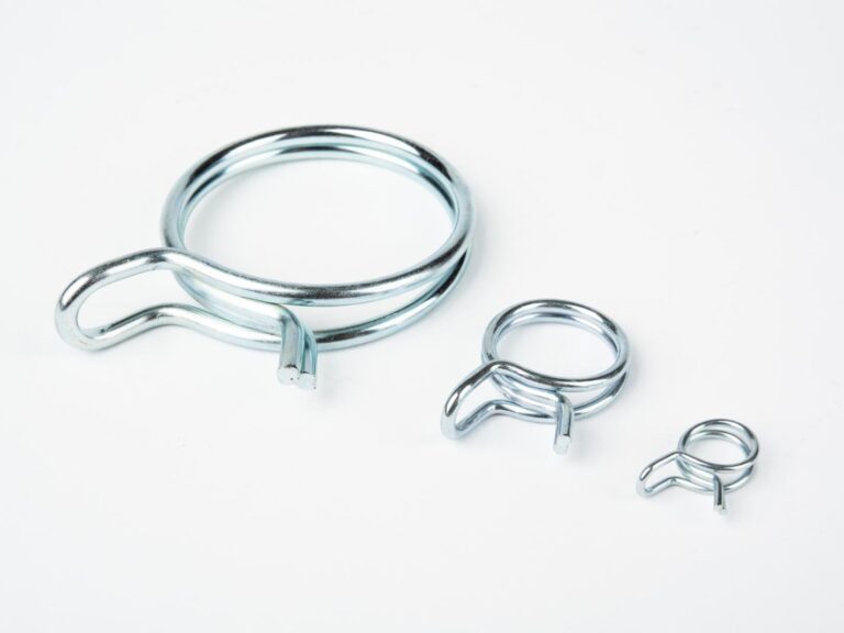 Double wire hose clamp without screw FSV